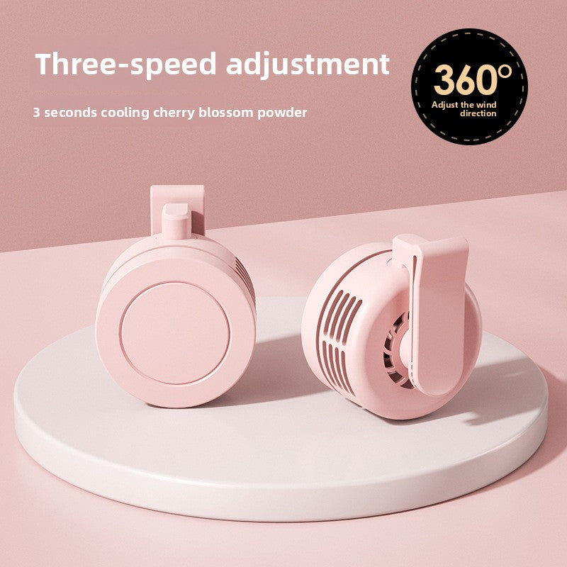Portable Clip-On USB Mini Fan with Adjustable Speeds