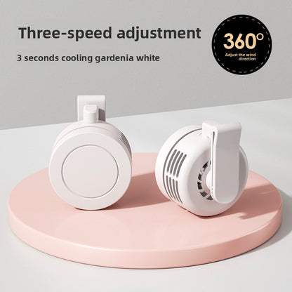 Portable Clip-On USB Mini Fan with Adjustable Speeds